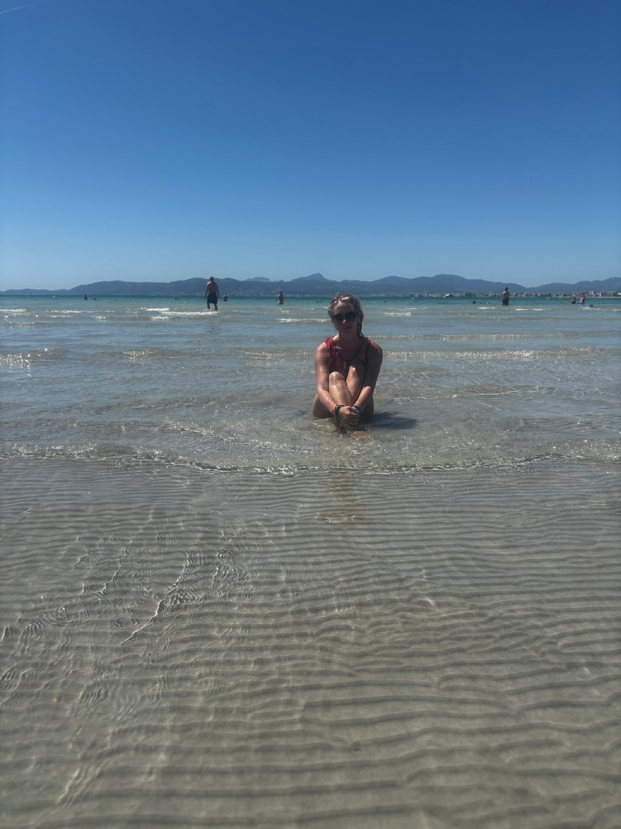 Пляж Майорки. Все фото в публикации сделаны автором. 