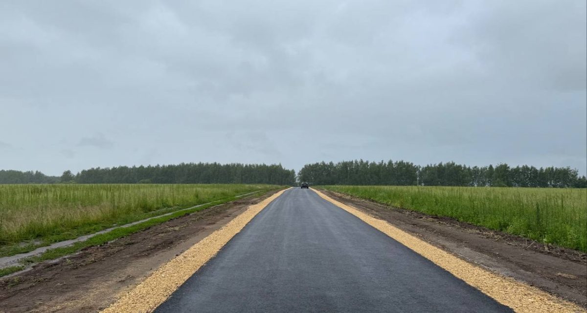    В Павловском округе завершился ремонт подъезда к деревне Булатниково по нацпроекту «Инфраструктура для жизни»