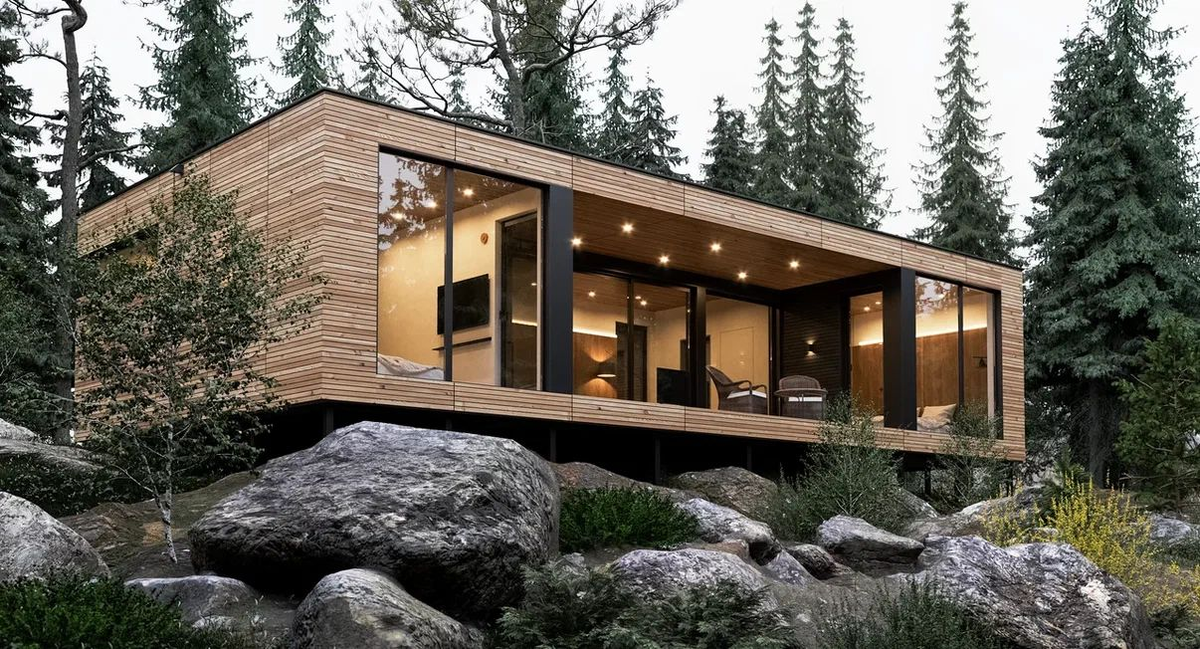 Источник: Модульные домики компании Fascon - https://fascon.ru/module