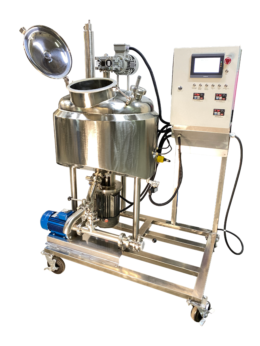 Смеситель компонентный объемом 150 литров с донным гомогенизатором 