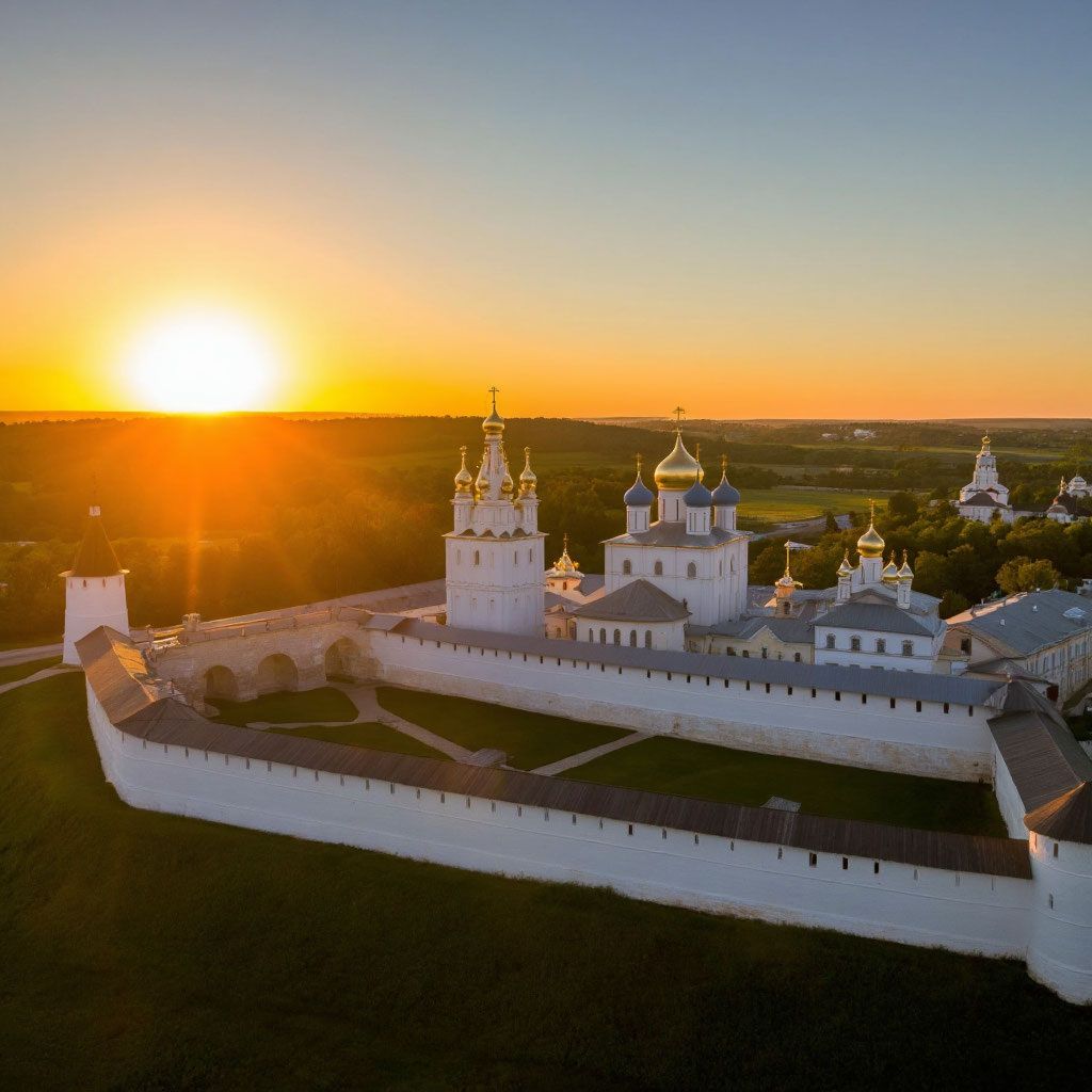 Закат.Троица-Сергиева Лавра.