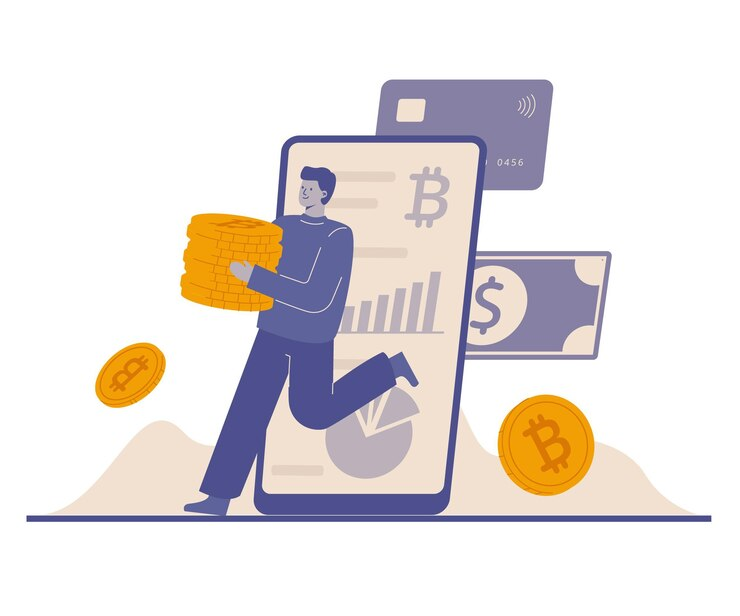 Схема работы обменника BTC: обмен криптовалюты на рубли с выводом на карту или наличными.