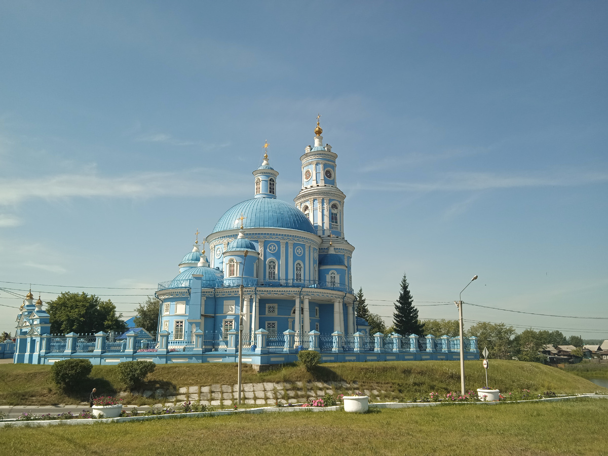 Казанская церковь в поселке Тельма.