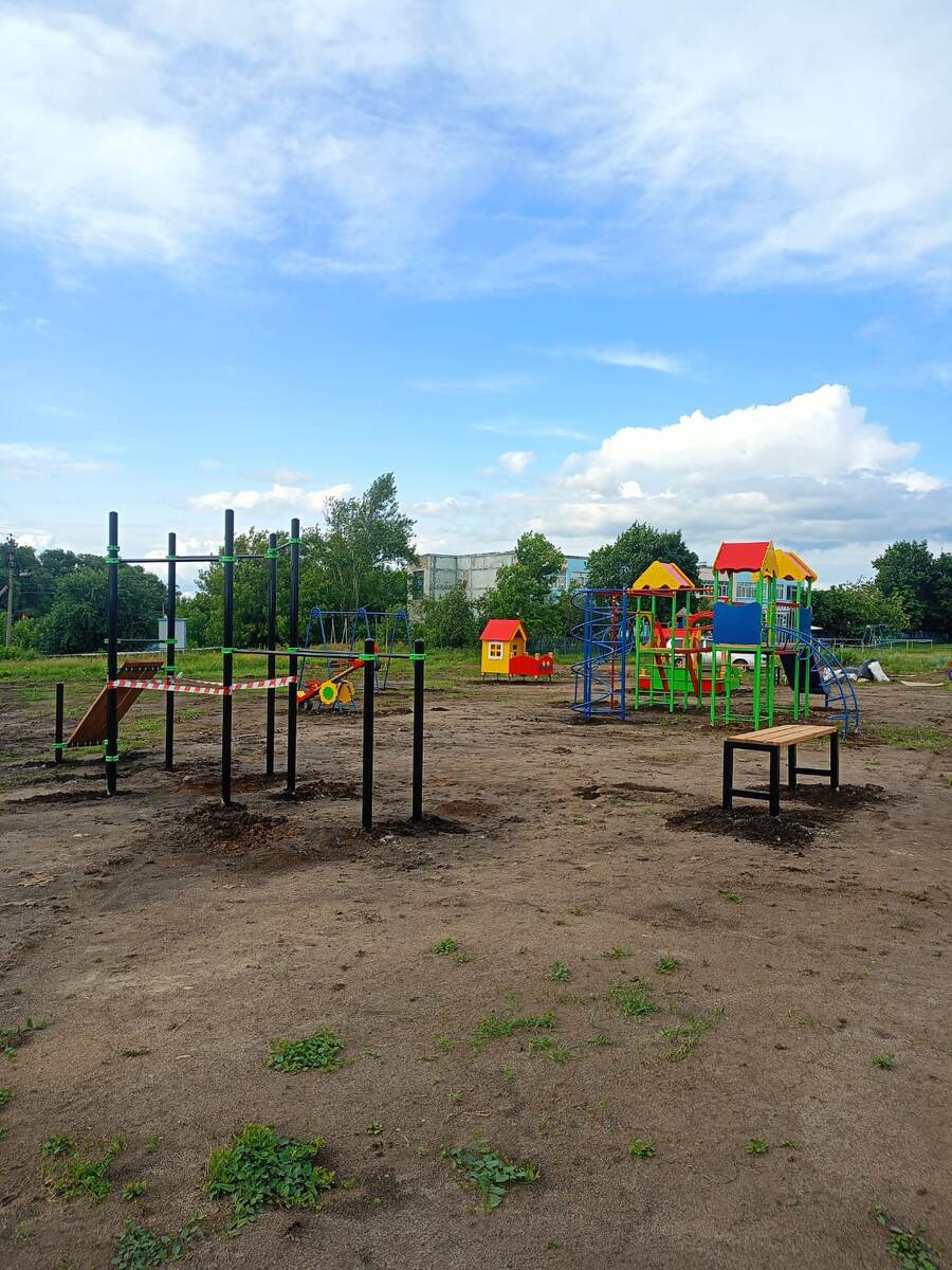 Детская площадка в Саратовской области от компании Егоза