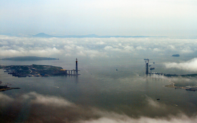 Аэро-фото съемка объктов саммита АТЭС 2012