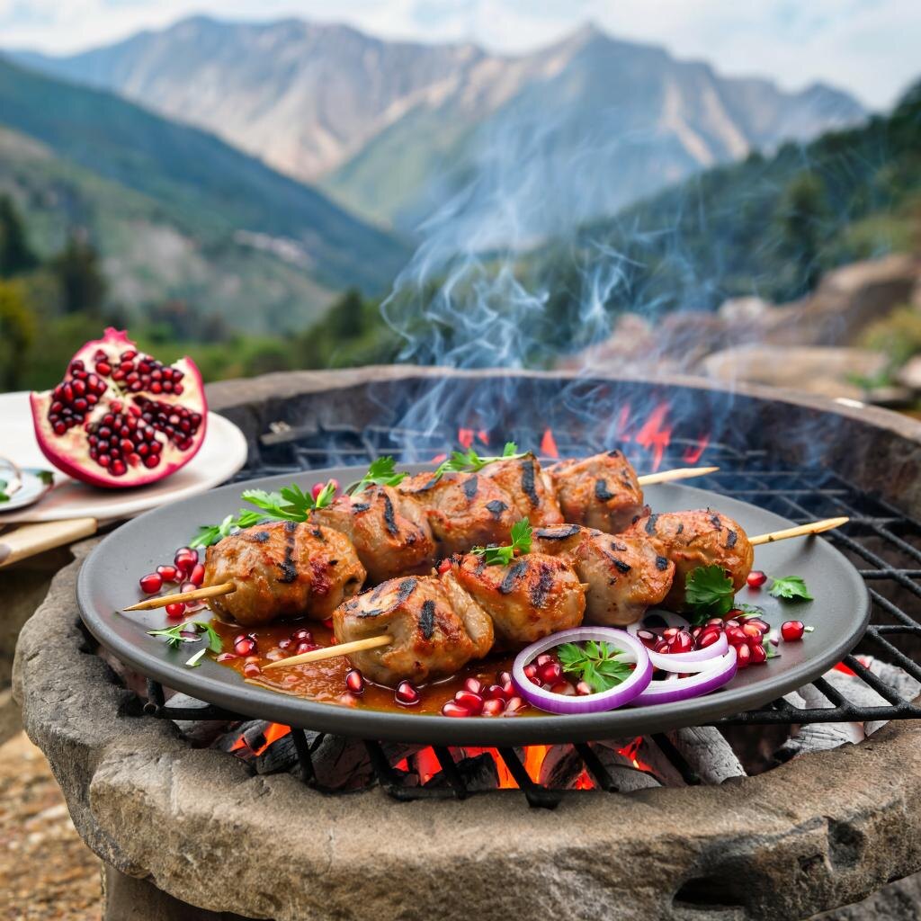 Огненно-грузинское искушение: Шашлык, от которого пальцы липнут!