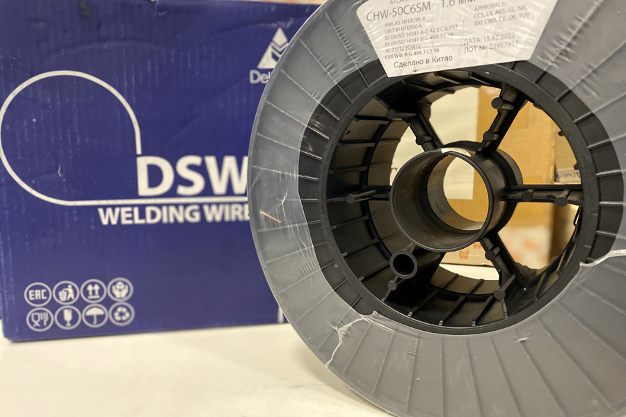 Сварочная проволока DELTASVAR WIRE (DSW). © https://deltasvar.ru/articles/svarochnye-materialy/svarochnaya-provoloka-deltasvar-preimushchestva/