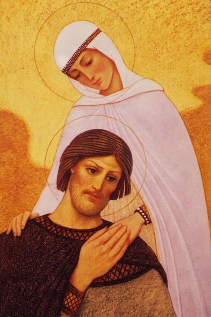 Здесь и далее иллюстрации   из "Жития  Петра и Февронии в картинах Александра Простева".