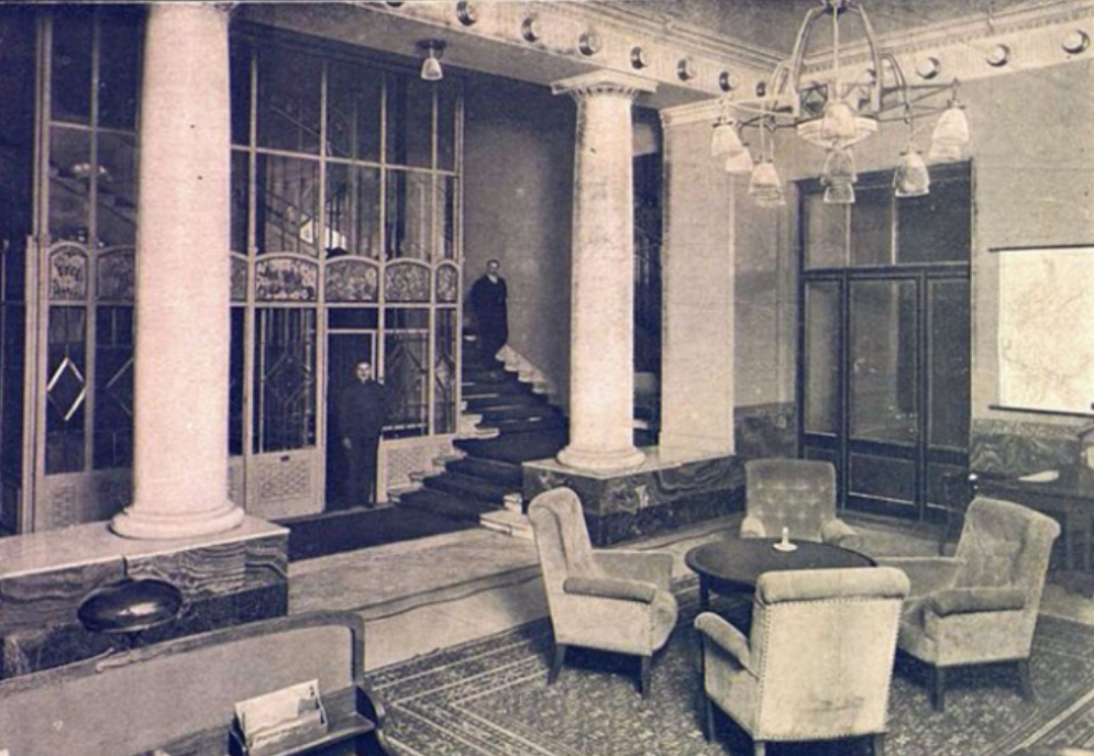 Интерьер «Метрополя» в 1930-е годы