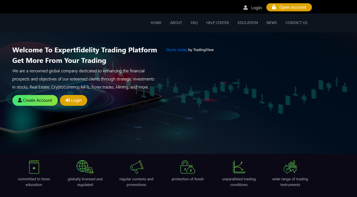 Expertfidelity — мошеннический брокер, который не выводит деньги: разоблачение проекта