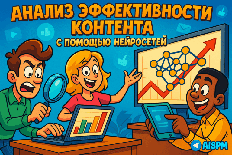    Как улучшить эффективность контента с помощью нейросетей? Узнайте, как AI анализирует данные и повышает вовлечённость! AI8PM