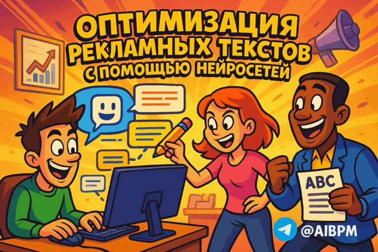    Как нейросети меняют подход к рекламе? Узнайте, как оптимизация рекламных текстов с AI повышает CTR и упрощает создание контента! AI8PM