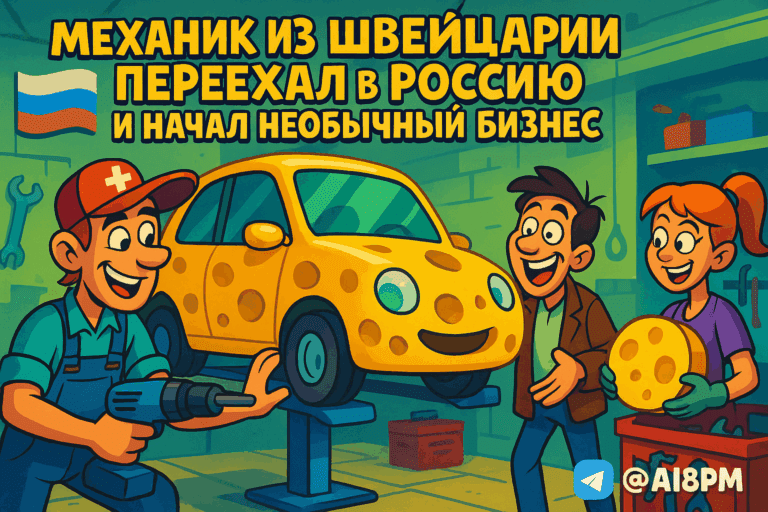    Каковы секреты успеха механика из Швейцарии в России? Узнайте, как переезд стал началом уникального бизнеса и новой жизни! AI8PM