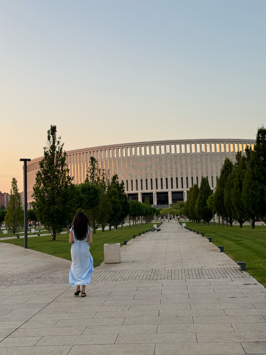 Вид на стадион 