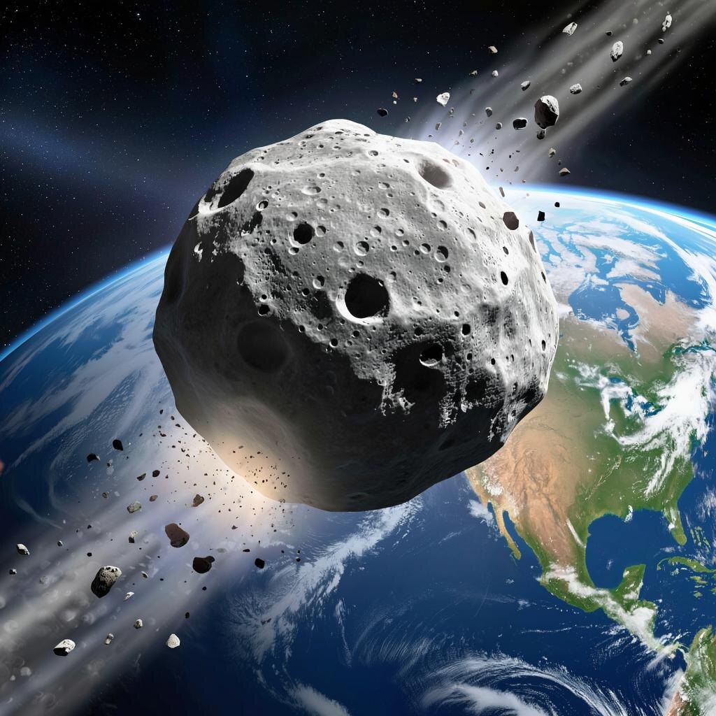 Самая большая угроза человечеству — астероид 2024 YR4, стремительно приближающийся к Земле.