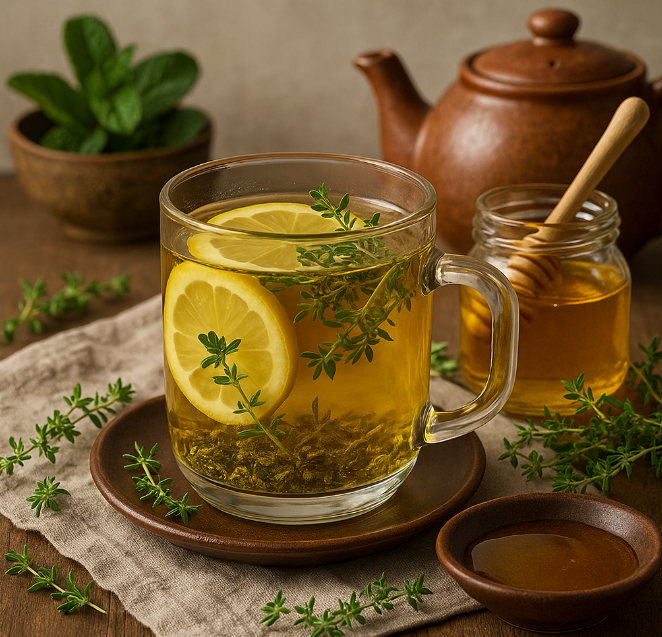 Чай с чабрецом и медом рецепты от Дарики