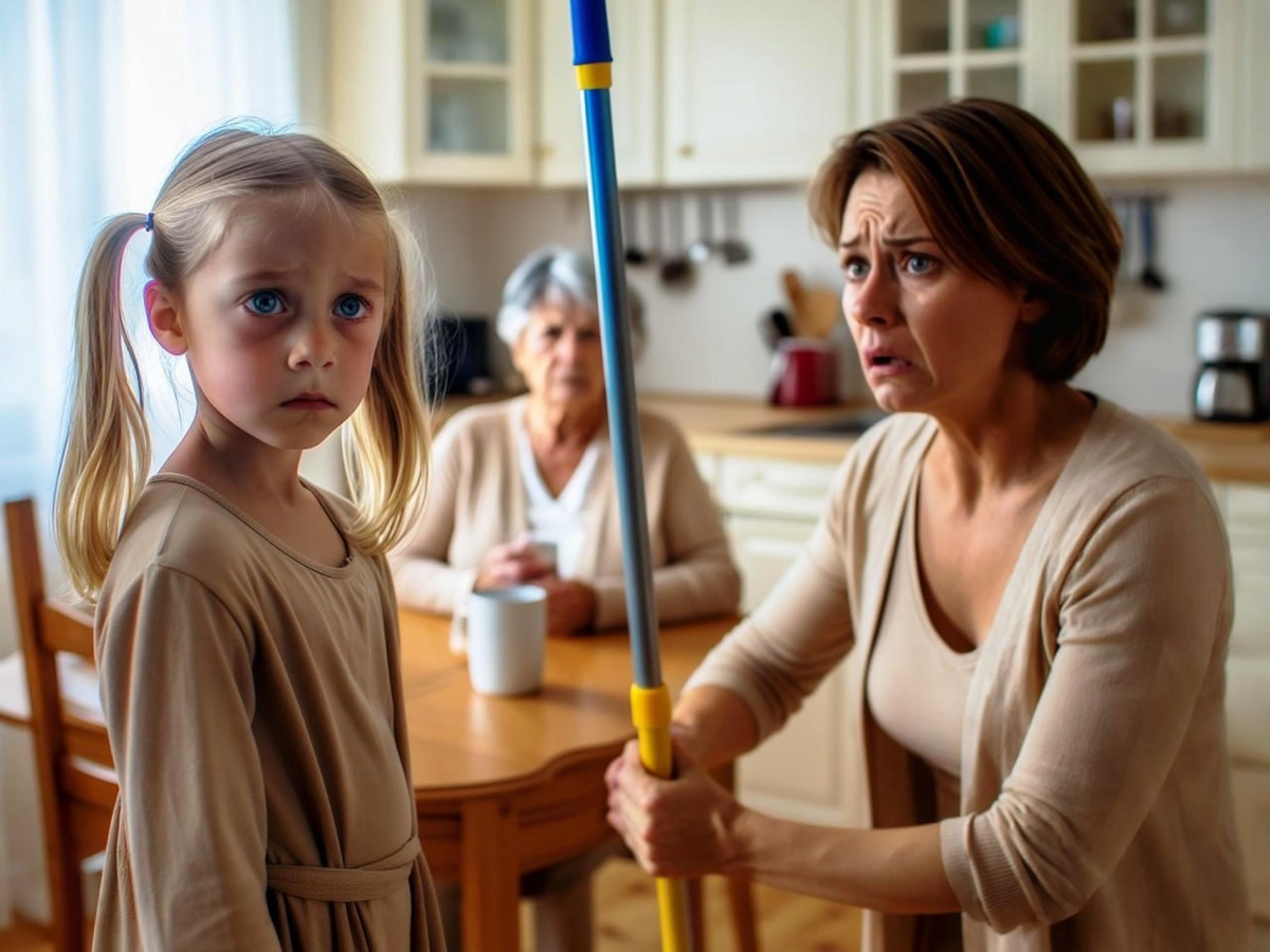 — Почему моя мама моет ваш пол, а вы кофе пьёте? — спросила дочка у свекрови