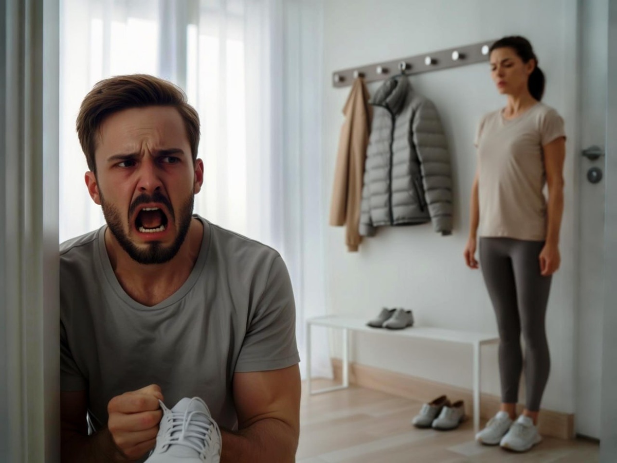 — В смысле “я устала”? Ты дома сидишь! — крикнул он, надевая кроссовки