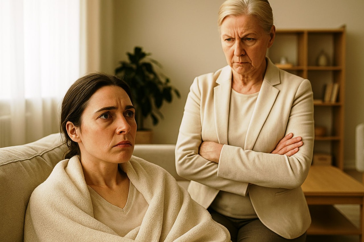 — Ты точно заболела? Или просто ленивая? — свекровь посмотрела на меня исподлобья