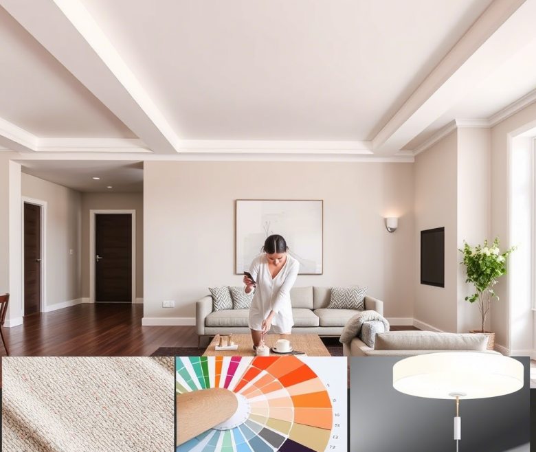 цветовая гамма интерьера