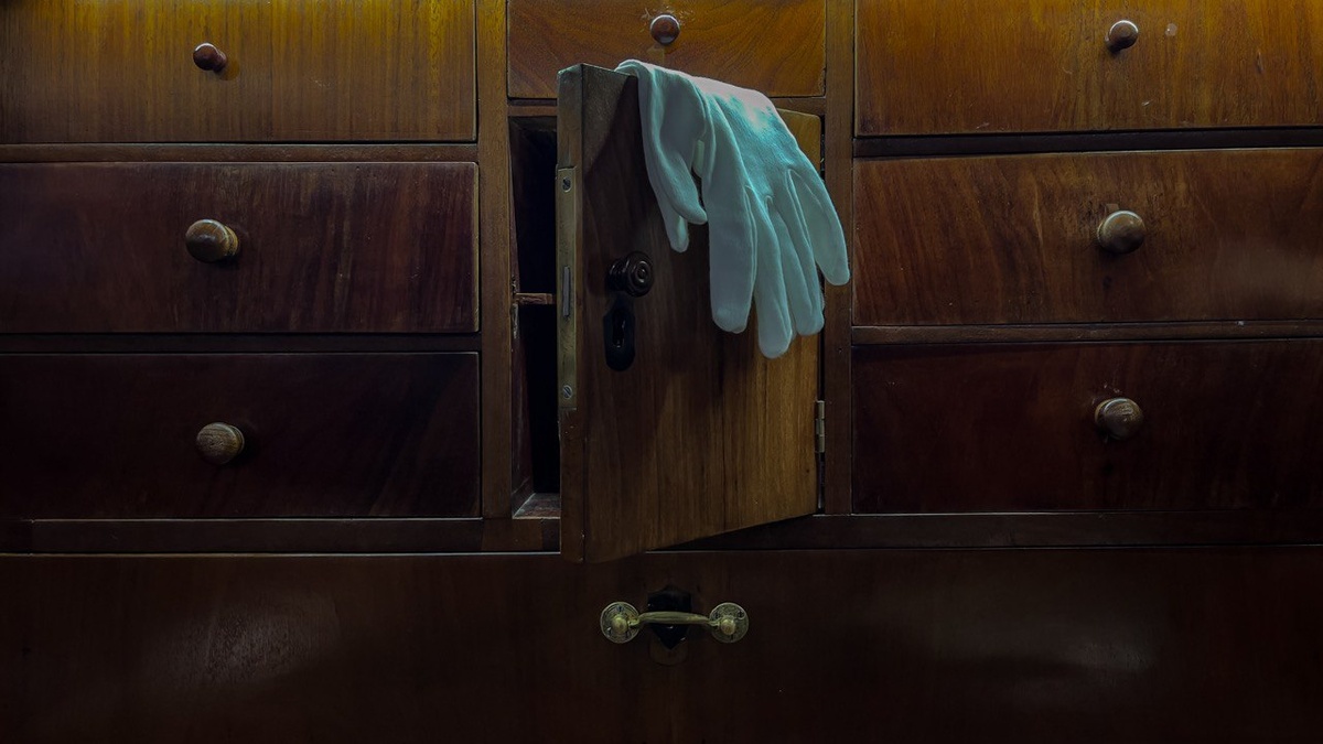 Шкаф Синебрюхов в Музее Кирхи Святого Михаила. Фото: Сергей Соколовский