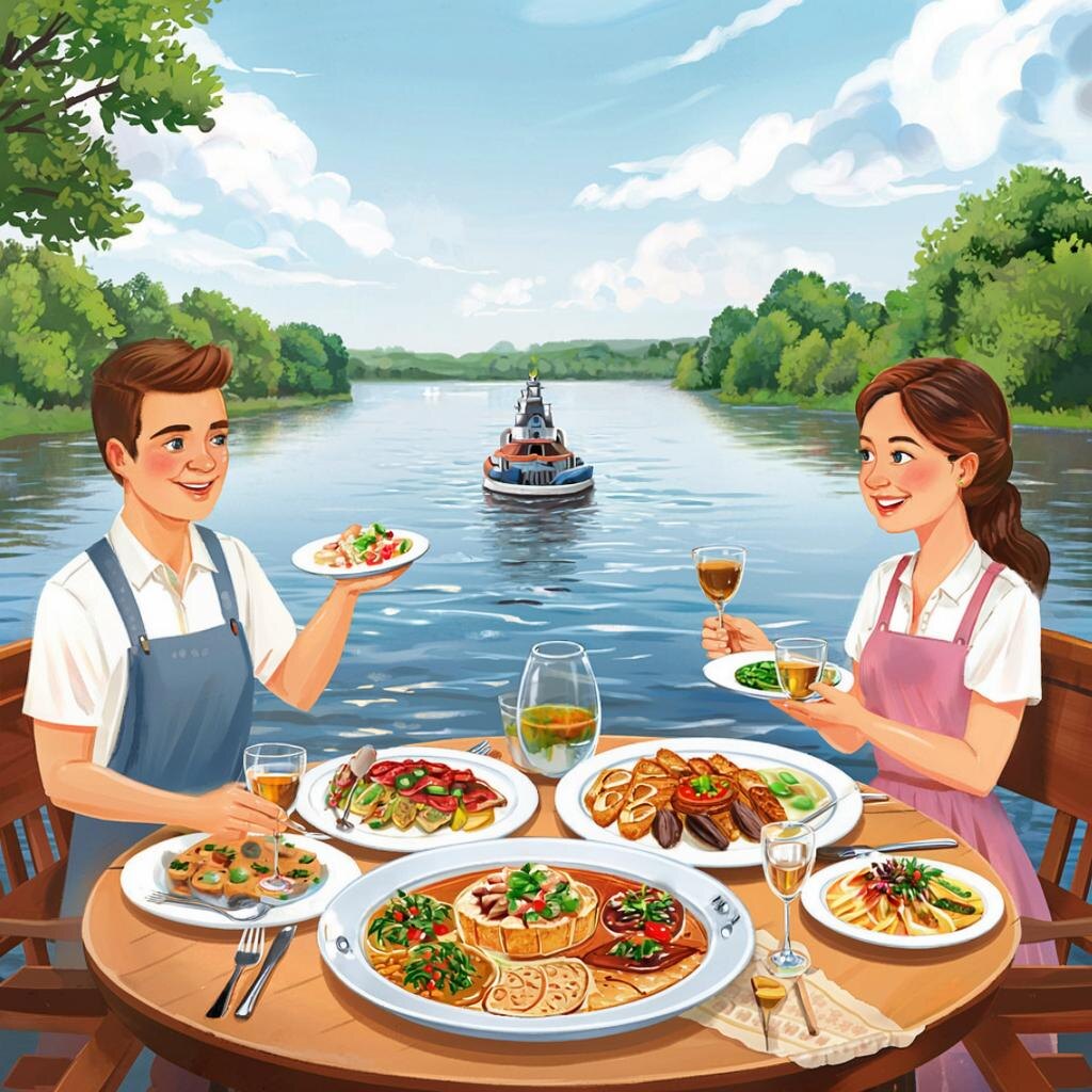 Гастрономический круиз по Волге