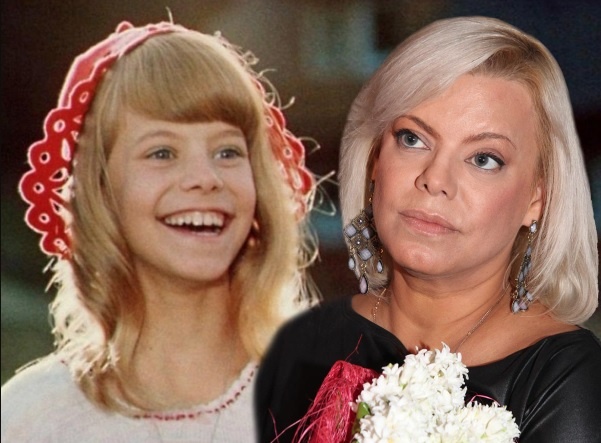 Актриса Яна Поплавская в образе Красной шапочки