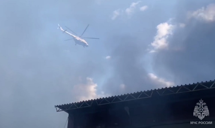    На фото стоп-кадр видеоматериала ГУ МЧС России по Ростовской области Редактор