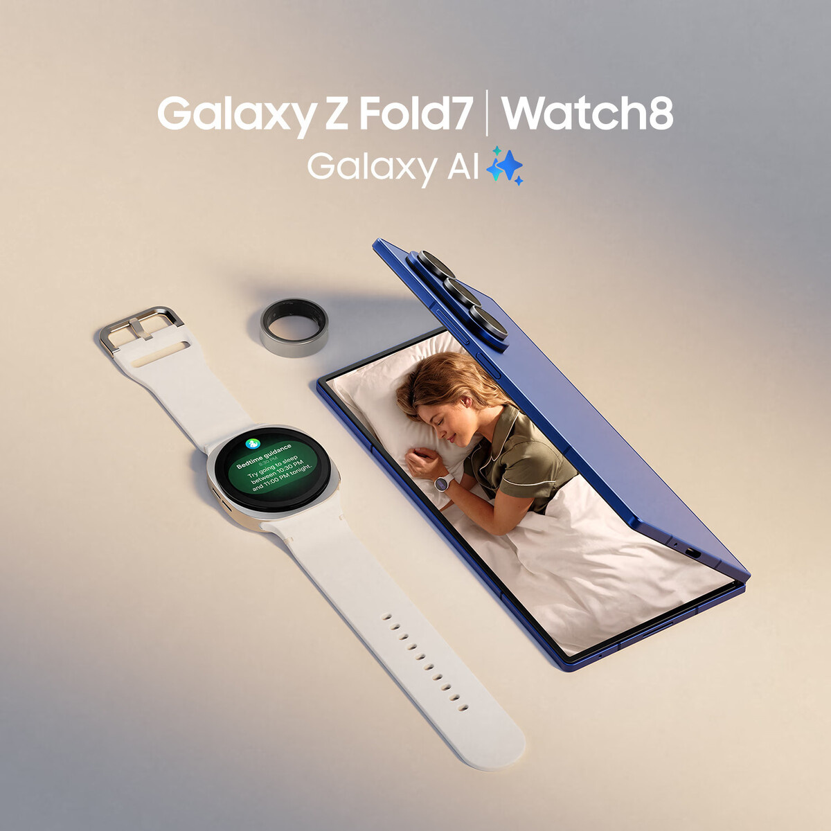    Samsung Galaxy Z Fold7 и часы Watch8 показали на промотизерах