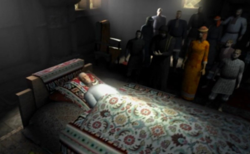 Смерть Шемяки. Кадр из мультсериала "История государства Российского".