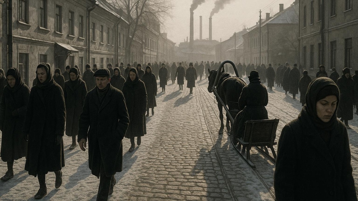 В иллюстративных целях. Россия. Двадцатый век. Нарисовано нейросетью.