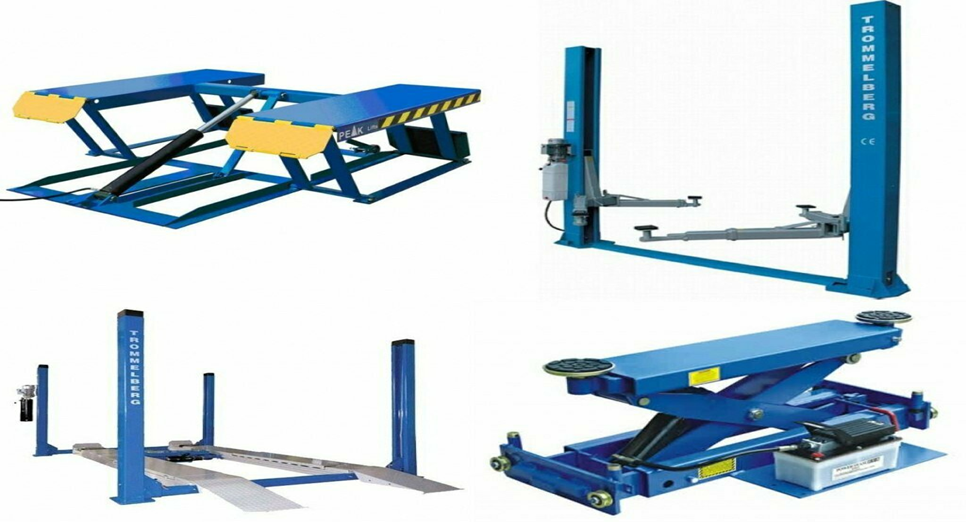 Ножничный,Двухстоечный, Четырёхстоечный, 