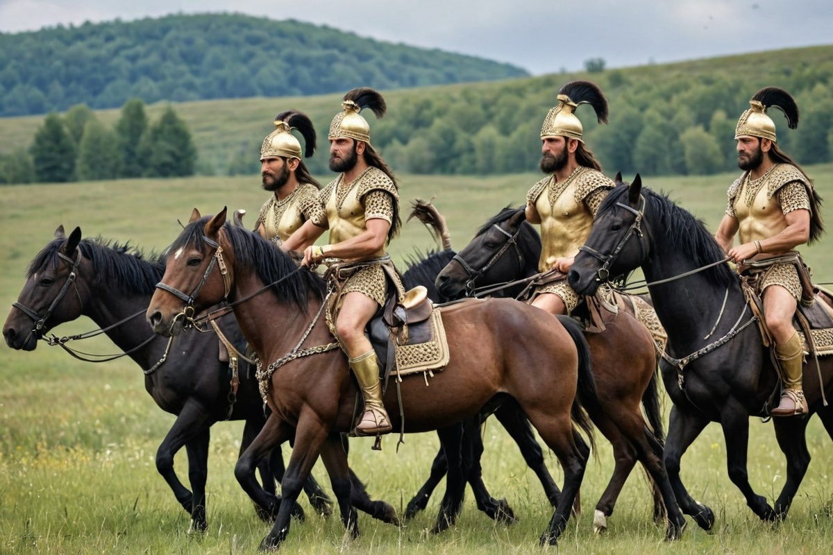 Скифы от Stable Diffusion. 