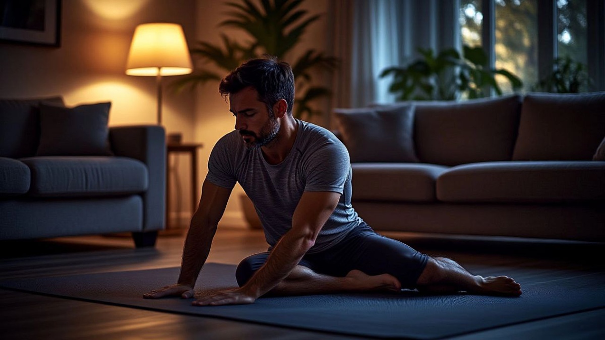 Диван: «Ну куда ты пошёл?» — Я: «Забота о себе, дружище, забота о себе».