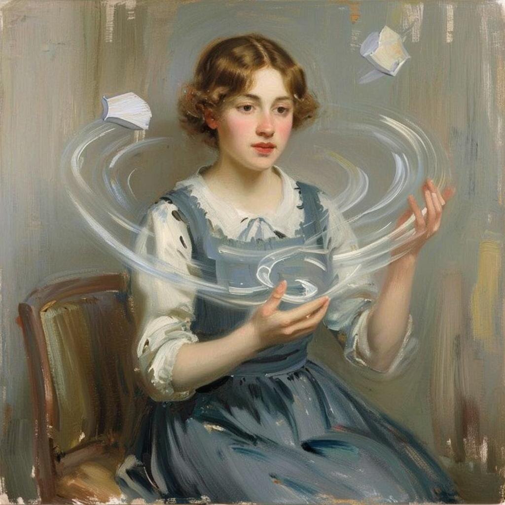 Телекинез. Иллюстрация сгенерирована нейросетью