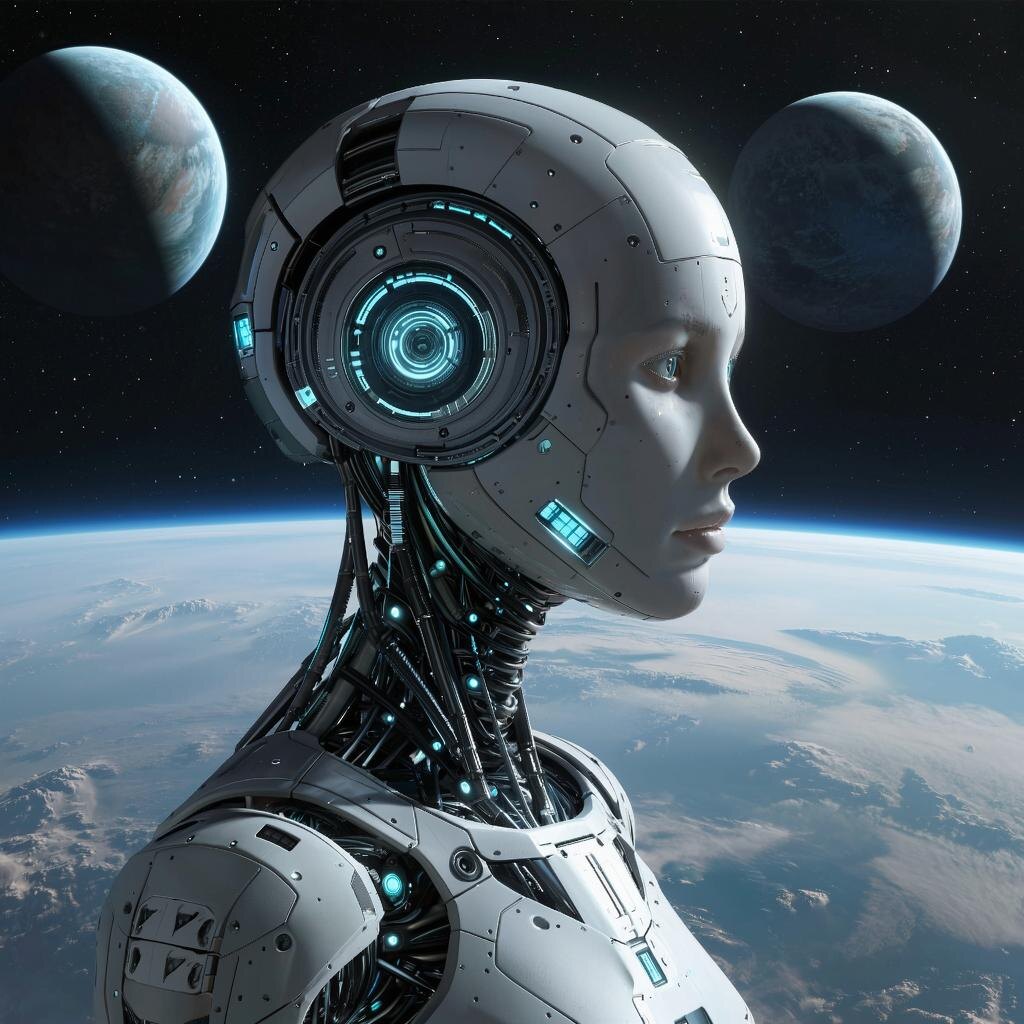 Создание сверхразумного искусственного интеллекта, способного провести эвакуацию людей на другие планеты.