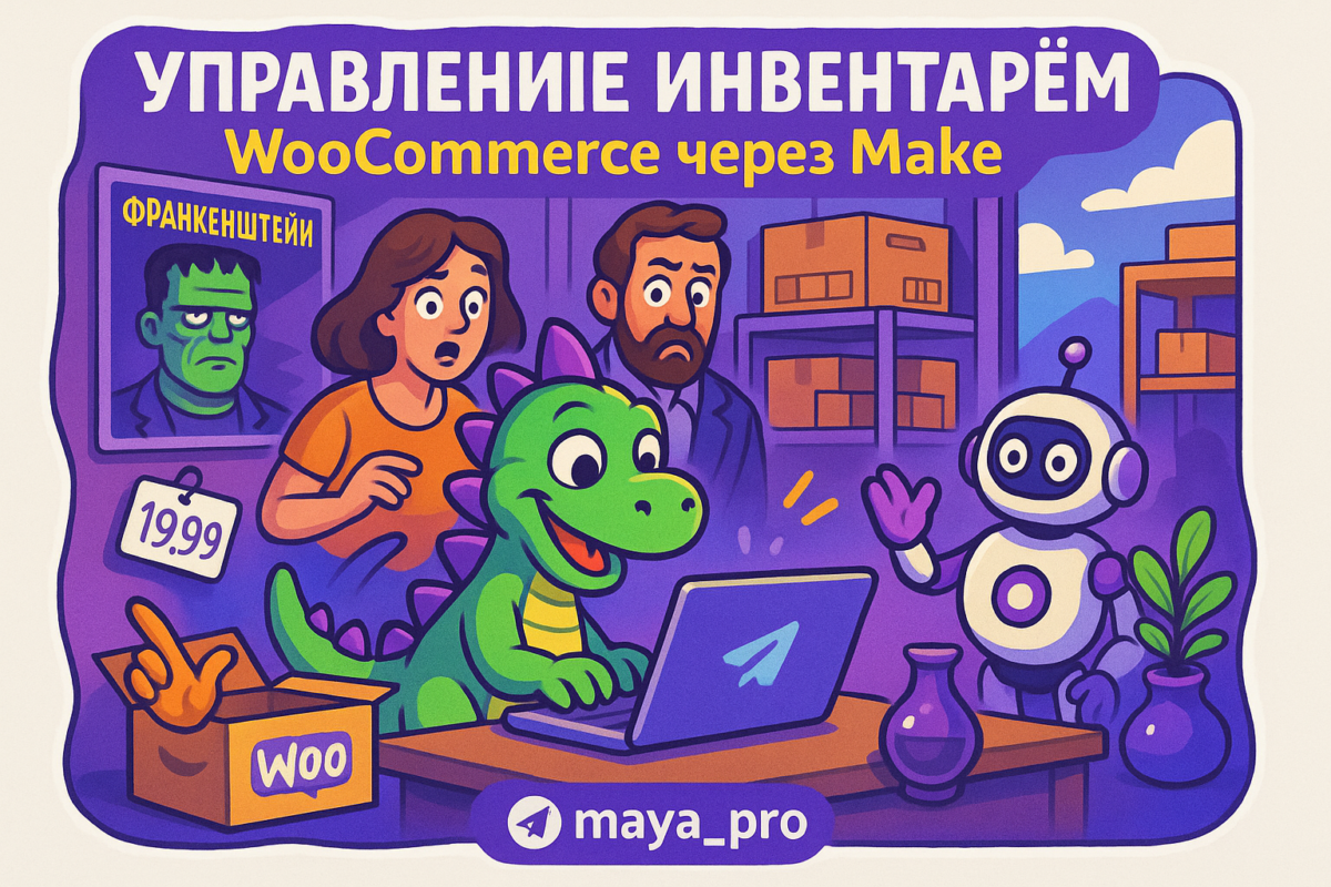    Управление инвентарём WooCommerce без слёз: как автоматизация с Make убивает рутину и увеличивает продажи Артур Хорошев