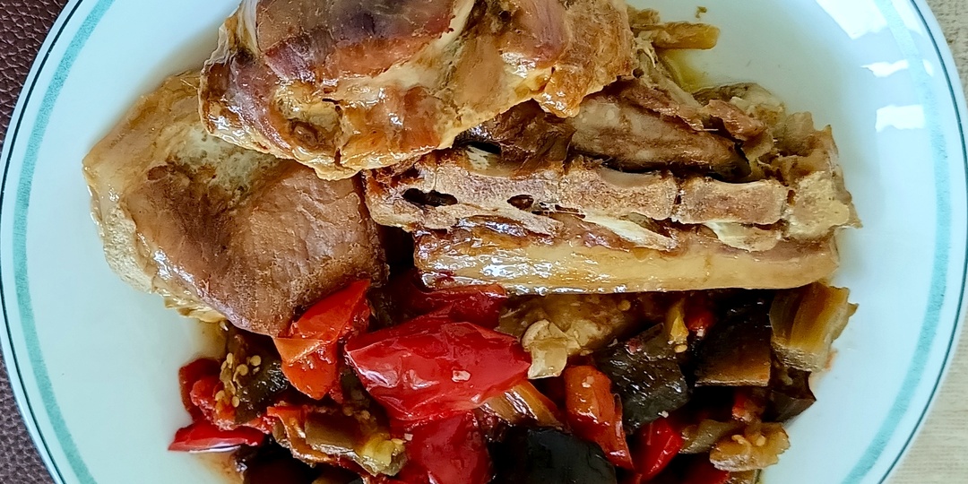 Моё любимое разноцветное блюдо.