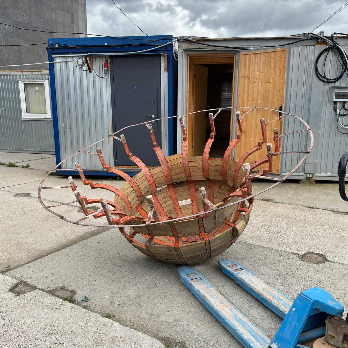 Разобранные башни-турели 