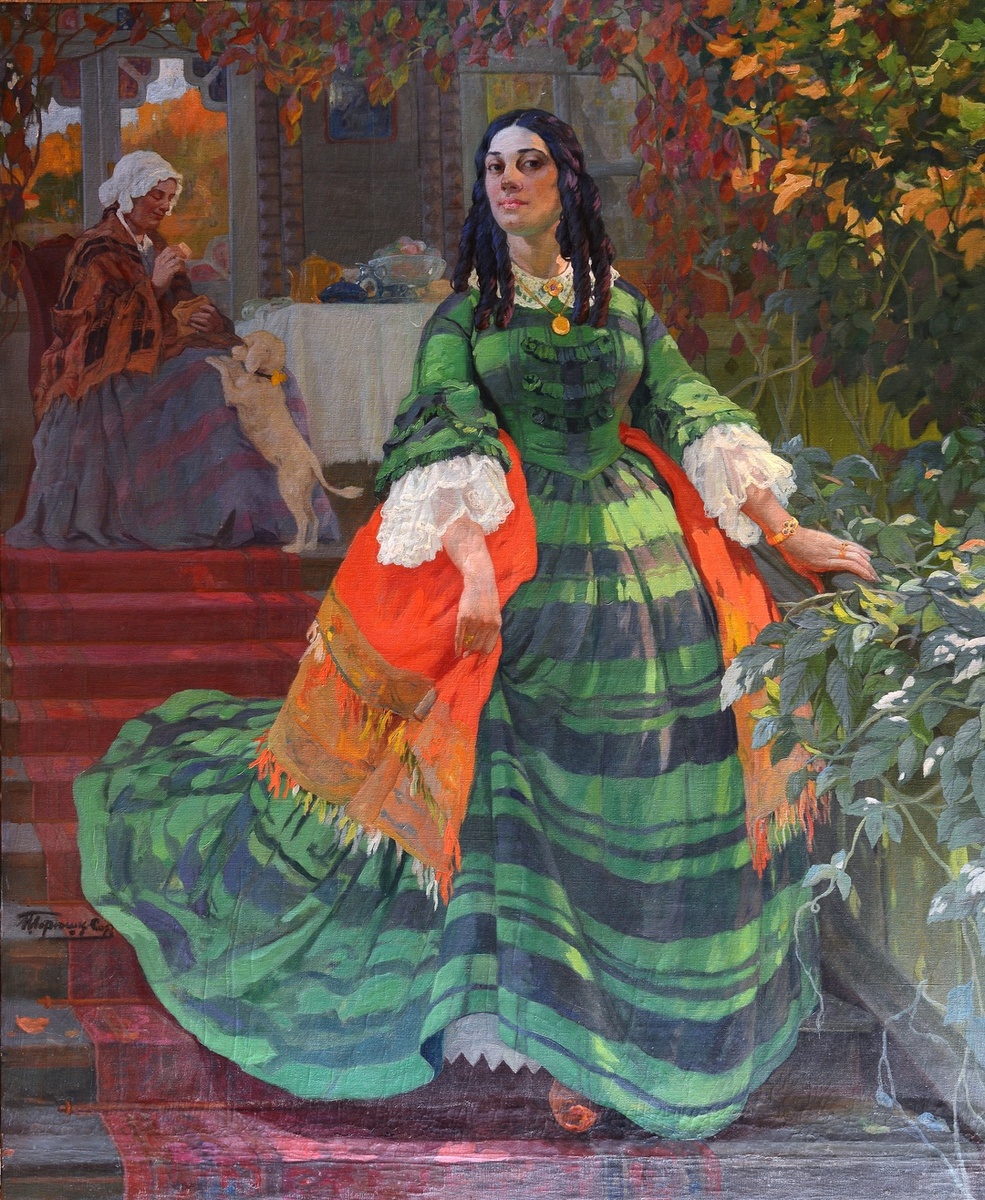 Иван Силыч Горюшкин-Сорокопудов, «Деспотичка прошлых столетий», 1906 (?) год. Из собрания Астраханской государственной картинной галереи имени М.П. Догадина