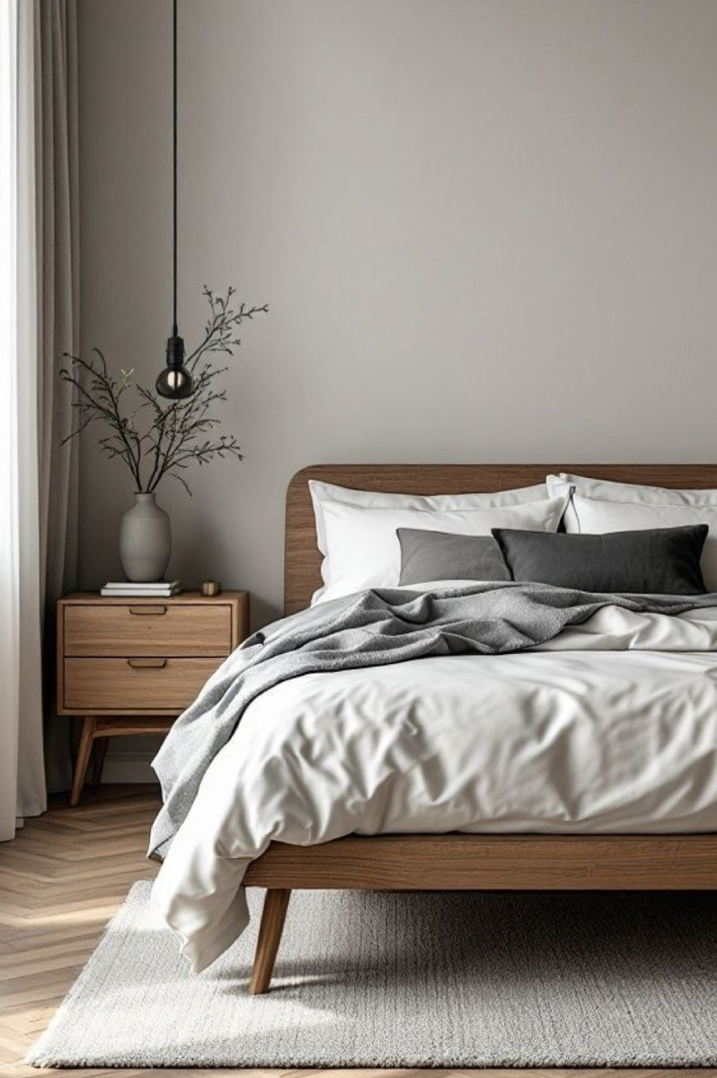 Спальня в скандинавском стиле, автор CocoDanielle , изображение используется только в качестве примера 