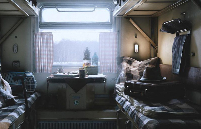 Влажное белье в советских поездах было нормальным явлением, главное - чистое. / Фото: ru.pinterest.com