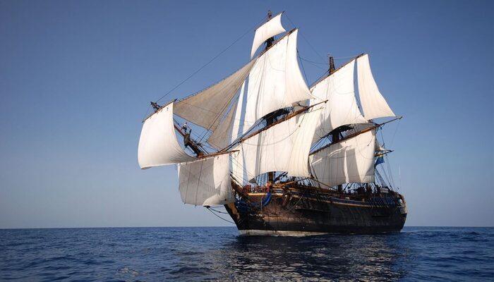 Положение относительно ветра было важно для управления кораблем/ Фото: mvf.su