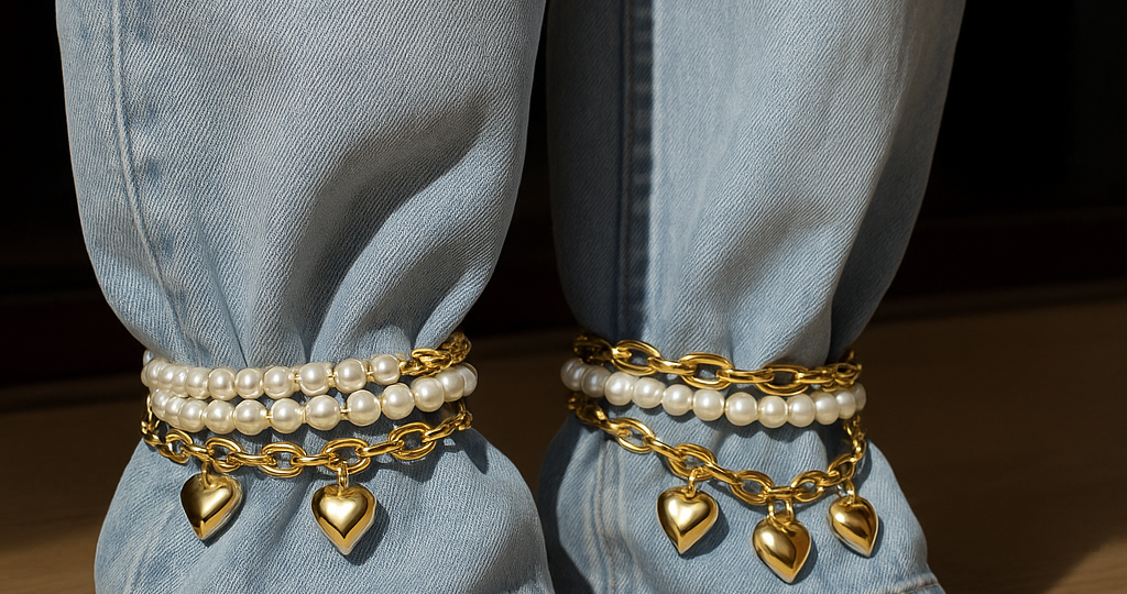 Тренд на "Обвес": Новая жизнь украшений у щиколоток