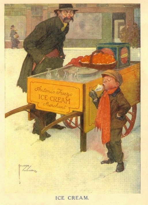 Мороженое. Из книги «The Jolly Book for Boys and Girls». 1920