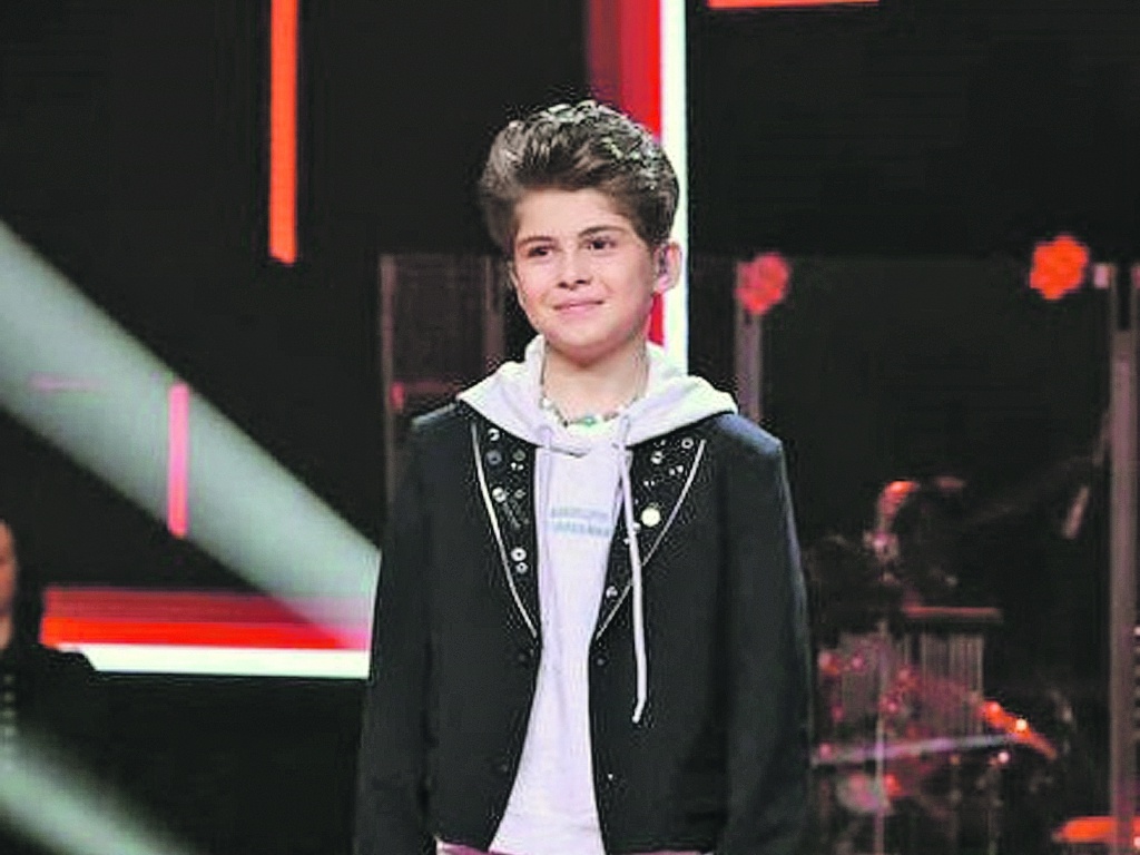 Заур сумел усмирить волнение перед выступлением. Фото: t.me/golos_1tv