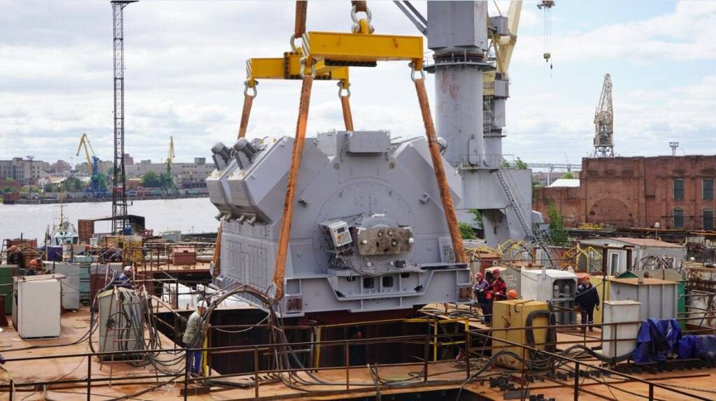   гребные электродвигатели и турбогенераторы для ледокола «Чукотка»