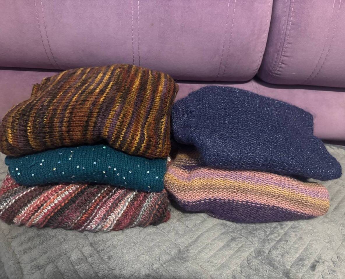 Моя стопка тёплых вещей