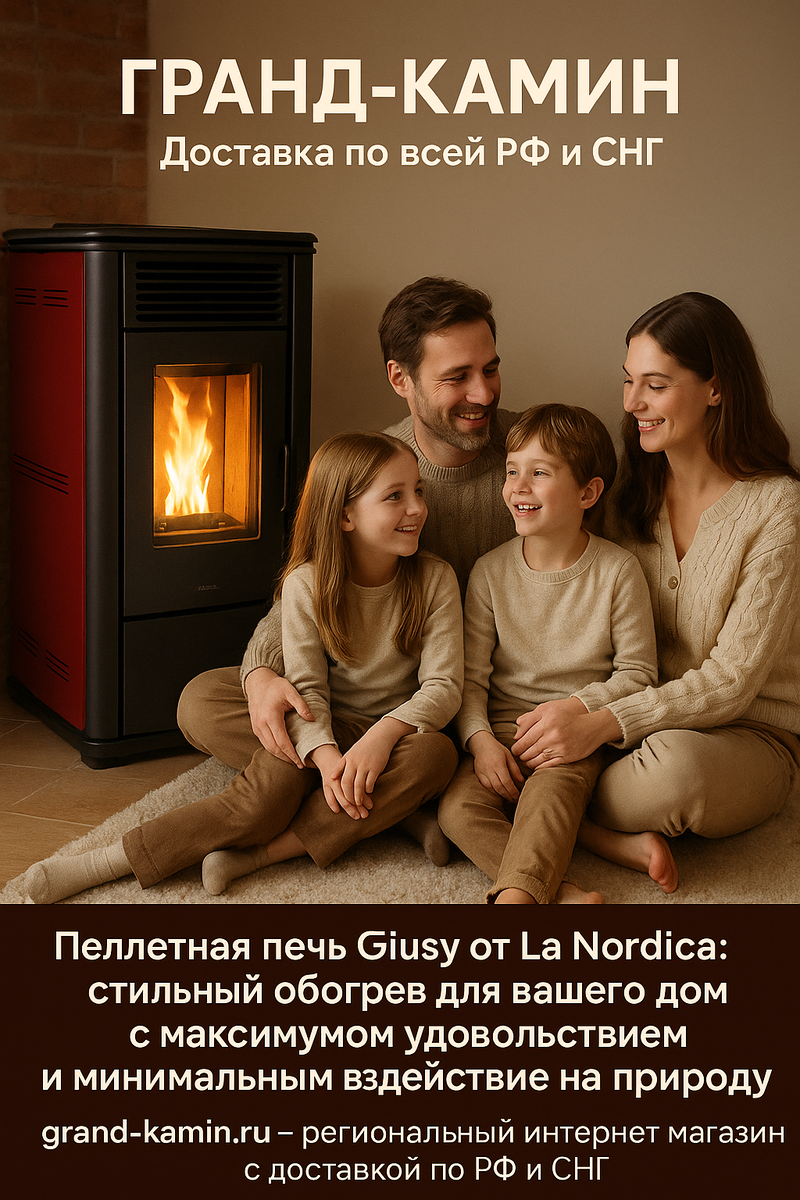    Пеллетная печь Giusy от La Nordica: стильный обогрев для вашего дома с максимумом удовольствия и минимальным воздействием на природу Kamin