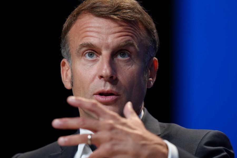    Президент Франции Эммануэль Макрон / Источник: © THIBAULT CAMUS/POOL/EPA/ТАСС